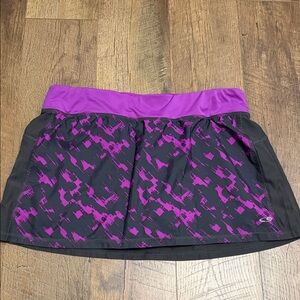 Champion Black and Purple Mini Skirt